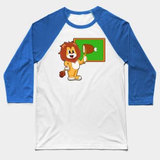 Lion Teacher Pointer Meat Baseball T-Shirt